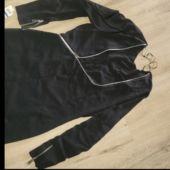 #1 Womens black backless zipper dress - Picture 6 of 6
